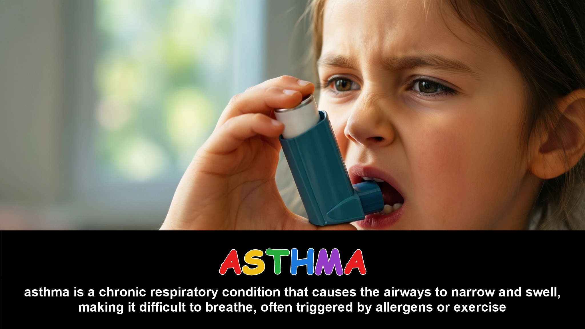 English Illustration for asthma